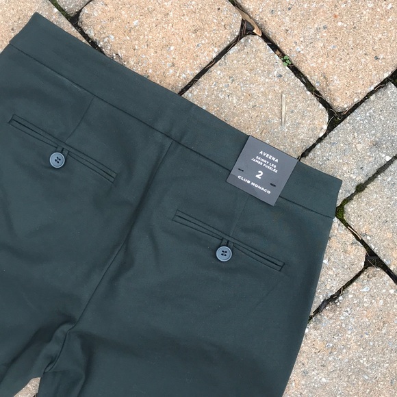 Club Monaco Aveena Pant in evergreen - Picture 4 of 6